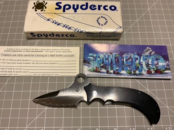 Spyderco C40S Jot Singh Khalsa With SpyderEdge