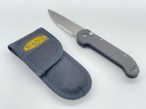 2001 MICROTECH L-Underwater Demolition Team Push Button Automatic w/ Sheath