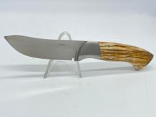 RON GASTON Custom Genuine Fossilized Walrus Ivory Hunter w/ Sheath