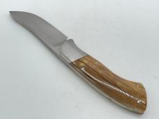 RON GASTON Custom Genuine Fossilized Walrus Ivory Hunter w/ Sheath