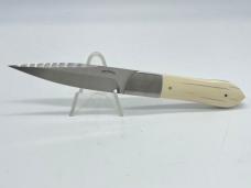 RON GASTON Custom Genuine Mammoth Ivory Hunter w/ Sheath