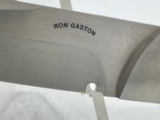 RON GASTON Custom Genuine Mammoth Ivory Hunter w/ Sheath