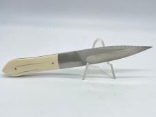 RON GASTON Custom Genuine Mammoth Ivory Hunter w/ Sheath
