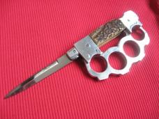 Unique German Picklock Stiletto Knuckle Duster Switchblade Knife