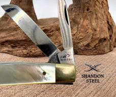 Bear & Bull Congress Knife Pearl Handle 4 Blade Folding Pocket Knife German(37) 