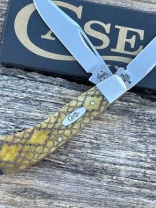 CASE XX ** SFO 2005 ANTIQUE BONE RATTLESNAKE SMALL SADDLEHORN