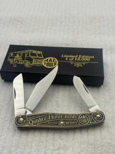 Vintage Imperial USA 3 Blade Brass Limited Edition 1 / 12,000 Mac Tool Folder 