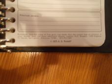 1975 A.G. Russell Inventory Log for Knives & Guns 