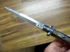 Renzo Beltrame 11 Inch Swivel Bolster Bayo Honey Horn Stiletto Looks UNUSED Beauty!