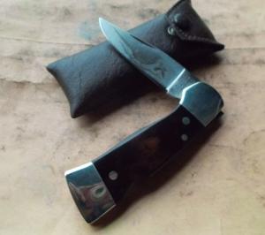 Western USA S-522 Lock Back Knife in Pouch 