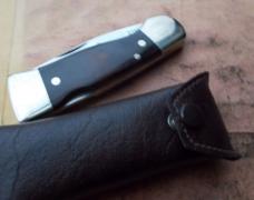 Western USA S-522 Lock Back Knife in Pouch 
