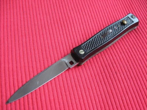 Vintage French Gimel-Bargeon Button Open/Close Small Stiletto Knife