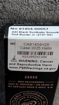 Case XX 2025 Sod Buster Jr Halloween - SMKW SFO