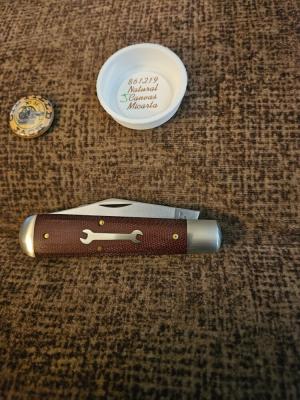 Gec 86 Natural Canvas Micarta 