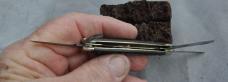 Boker Solingen 4 Blade Congress Rough Black 3 1/4" Closed Pinched Bolsters Tight Loud Snap Both Ways