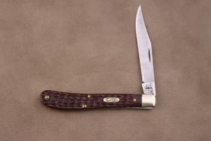 Case XX USA 2003 Amber Bone 6354HB SS Hobo Knife