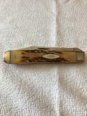 Case XX Cheetah Lockback Knife USA 5111 1/2 LSSP 3-DOT 1977 Blue Scroll Stag #11-10-25-05