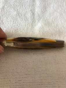 Case XX Stockman Knife USA 5347 HP SSP 3-DOT 1977 Blue Scroll Stag #11-10-25-02