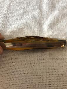 Case XX Stockman Knife USA 5347 HP SSP 3-DOT 1977 Blue Scroll Stag #11-10-25-02