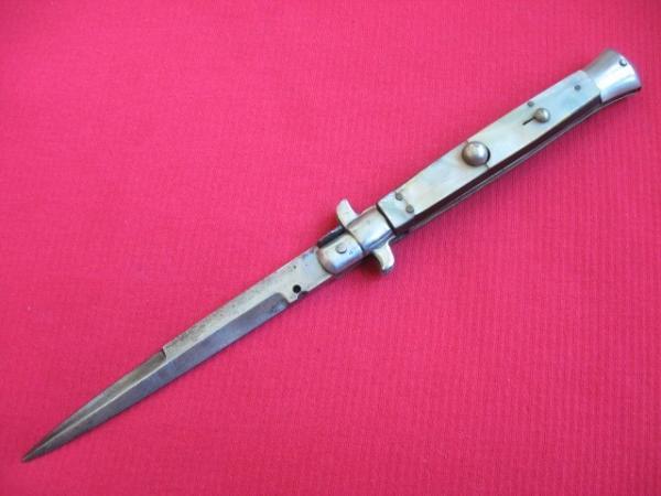 Rare Antique Bakelite Italian Picklock STILETTO 11" (28 cm.) Switchblade Knife