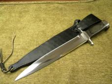 Gil Hibben GH5019 Custom Old West Toothpick Bowie Knife w/Leather Sheath