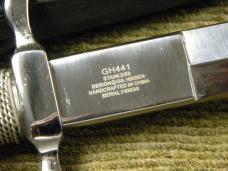 Gil Hibben GH441 Custom Silver Shadow Dagger Knife w/Leather Sheath