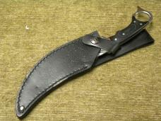 Gil Hibben GH5082 Custom Recurve Karambit Micarta Knife w/Leather Sheath