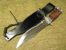 Gil Hibben GH5068 Custom Pakkawood Legionnaire Bowie Knife w/Leather Sheath