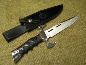 Gil Hibben GH5051 Custom Mikarta MKV Fighter Knife w/Leather Sheath