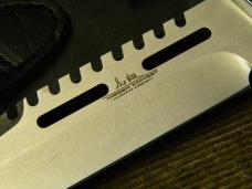 Gil Hibben GH5051 Custom Mikarta MKV Fighter Knife w/Leather Sheath