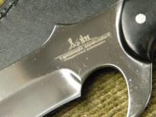 Gil Hibben GH5054 Custom High Polish Mikarta Karambit Knife w/Leather Sheath