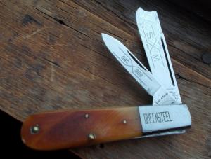 Queen S&M One Armed Man Barlow Knife USA 