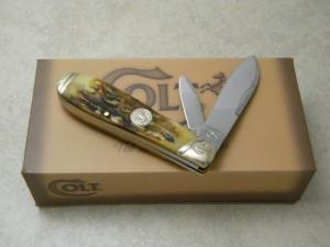 Colt CT 206 Stag Tear Drop Jack Knife New in Box