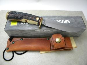 Schrade USA 498 49ers Fixed Blade Knife w/Leather Sheath NIB