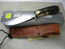 Schrade USA 498 49ers Fixed Blade Knife w/Leather Sheath NIB