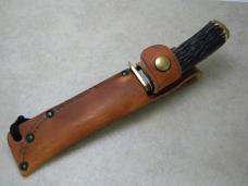 Schrade USA 498 49ers Fixed Blade Knife w/Leather Sheath NIB