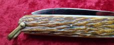 Vintage French Large Coffin Lever