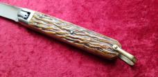 Vintage French Large Coffin Lever