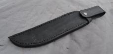 American Alligator Black Sheath New Made And Sewn In The USA Fits 8" Blade Belt Loop