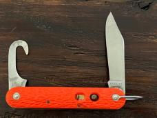 VINTAGE ORANGE CAMILLUS MC-1 PARATROOPER POCKET KNIFE