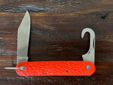 VINTAGE ORANGE CAMILLUS MC-1 PARATROOPER POCKET KNIFE