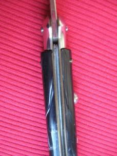 Vintage HERBERTZ Italian Rostfrei Back Lock Switchblade Knife