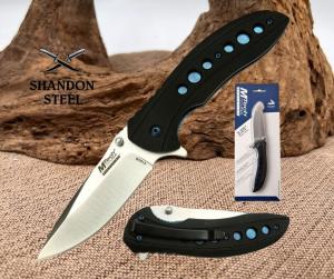 MTech Evolution Folding Flipper Pocket Knife G10 Reversible Clip - MTE-FDR010-BK