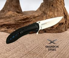 MTech Evolution Folding Flipper Pocket Knife G10 Reversible Clip - MTE-FDR010-BK