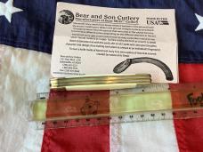 Bear & Son Stockman w/ Sweet Ivory Handles in Orig Tin +Paper work -NOS