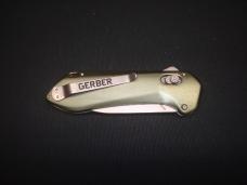 Gerber Highbrow Compact Assisted Pivot Lock Flipper Knife 2.8" Satin Drop Point Plain Blade
