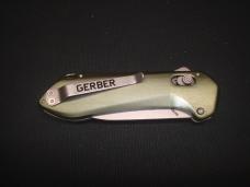 Gerber Highbrow Compact Assisted Pivot Lock Flipper Knife 2.8" Satin Drop Point Plain Blade
