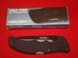 Cold Steel 27TLTH Recon 1 Tanto 4" Combo Blade, G10 Handles DISCONTINUED New in Box