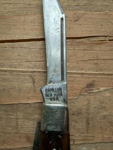 Camillus 82 Deluxe Baby Stockman's Knife, longline stamp 1950's-1960s