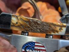 Case factory mammoth ivory large gun stock 